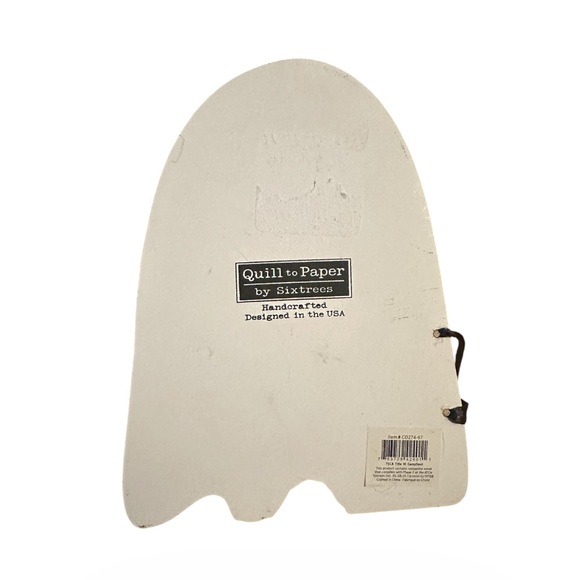 Spooky Ghost Countdown Wooden Halloween Advent Calendar Decor - Picture 2 of 3